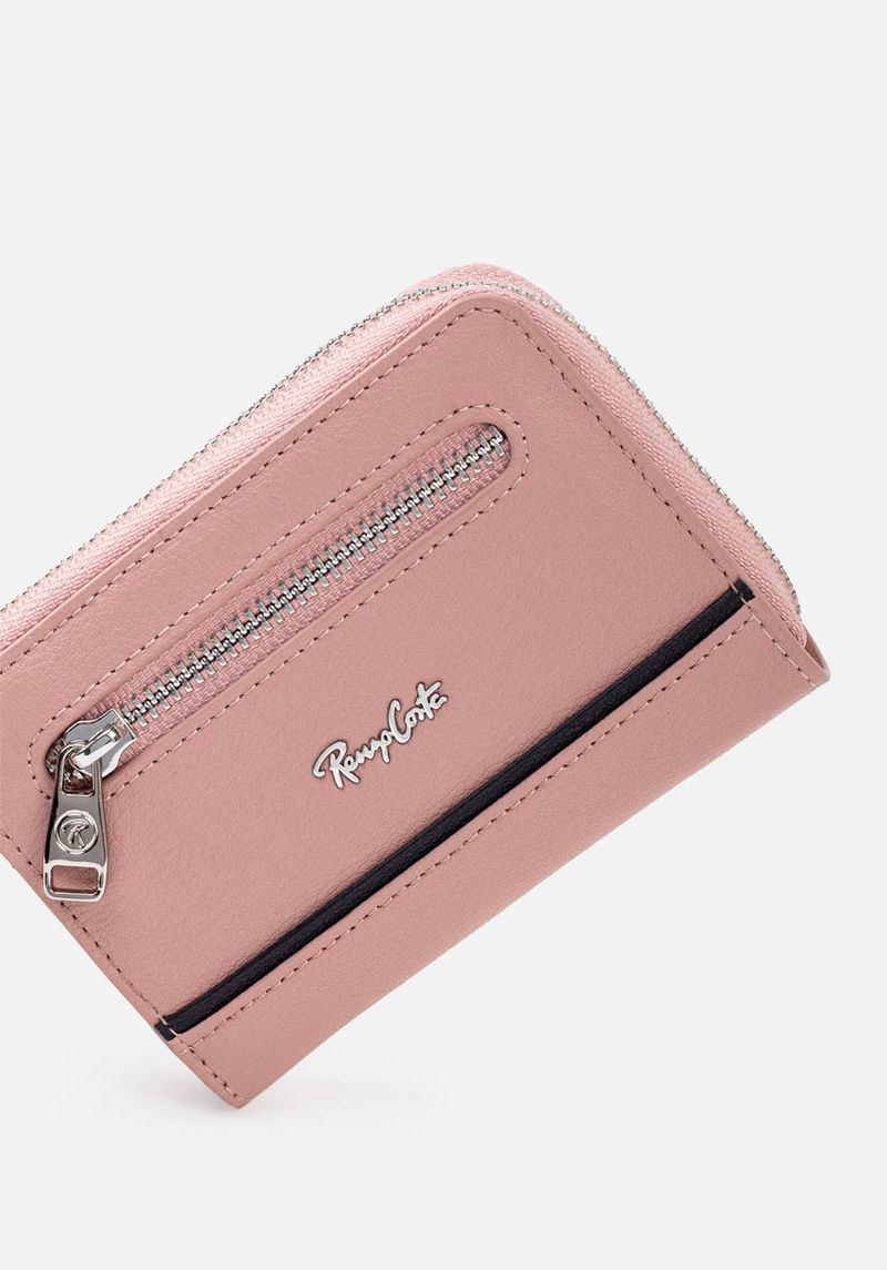 MONEDERO CASUAL CON COMPARTIMIENTOS PARA MONEDAS Y TARJETAS