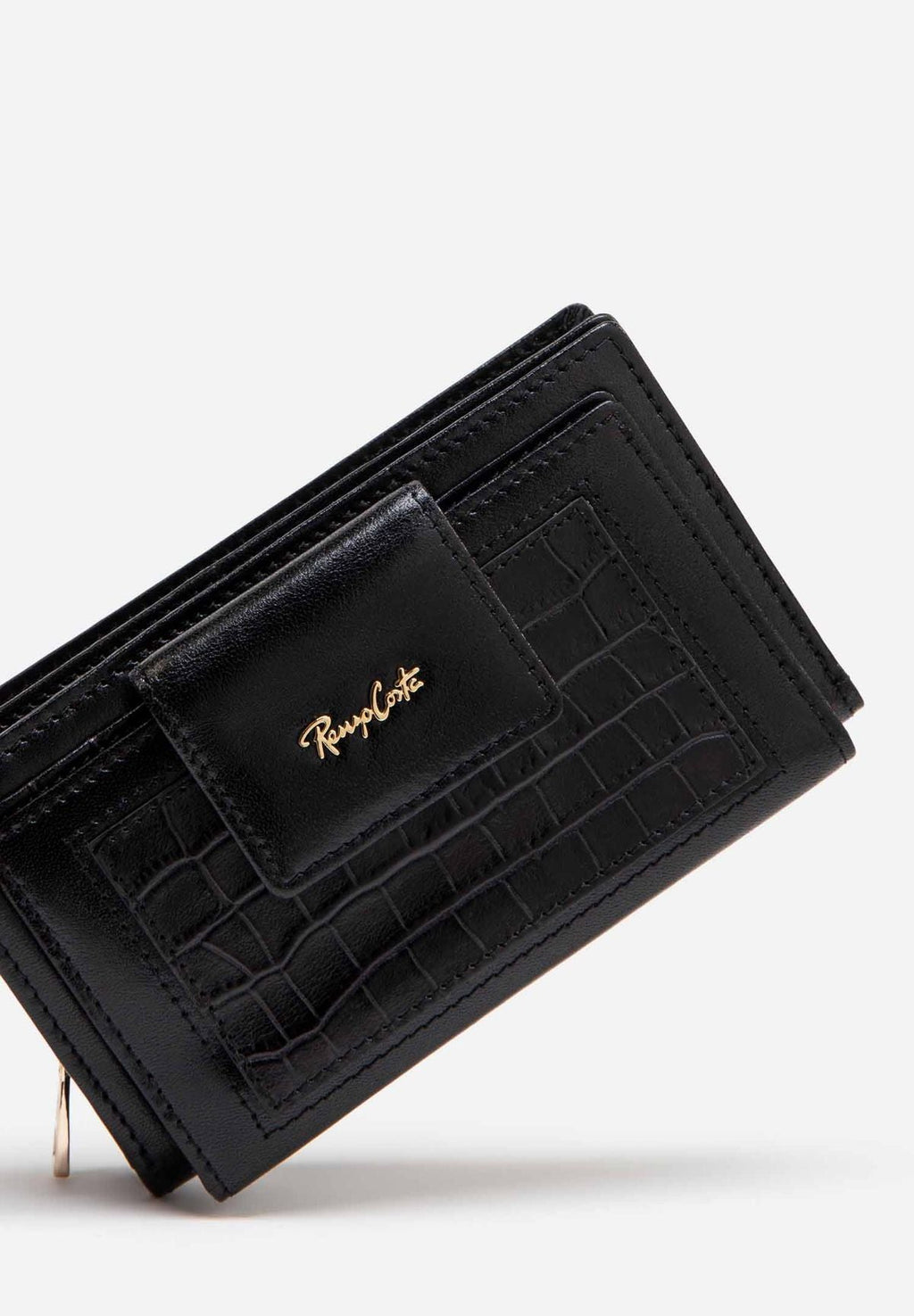 BILLETERA MEDIANA CROCO BELLE